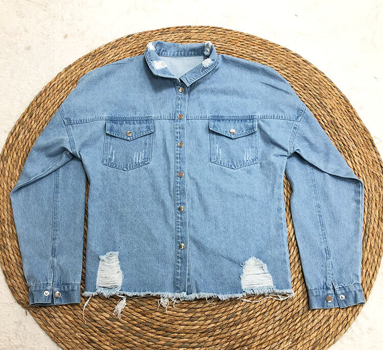 Rikka Kurtka Dżinsowa | Modna i Stylowa