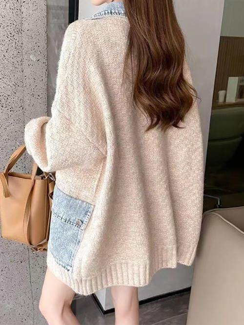 Gina Splicing kurtka dżinsowa | Stylowa i modna