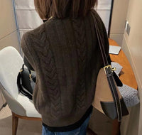 Kamizelka Grace Gebreid | Ciepła i Modna