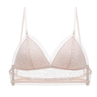 Biustonosz z siateczki z krawędziami | Z eleganckim i seksownym niskim tyłem