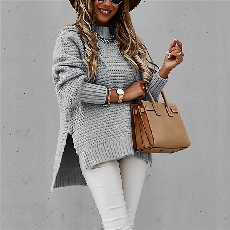 Vardi Dante™ Sofia | Elegancki sweter z półgolfem - Dzianinowy sweter jesienny