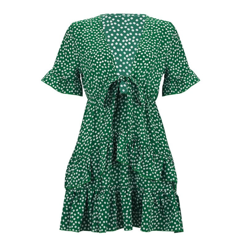 Vera Vrolijk sukienka wiązana | Romantyczna i letnia sukienka