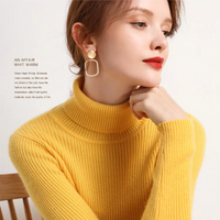 Lorrie kaszmirowy sweter golf | Stylowy i ciepły