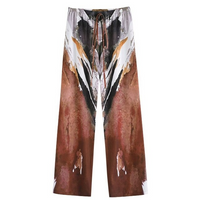 Wijd gesneden zomerbroek van chiffon – Liana