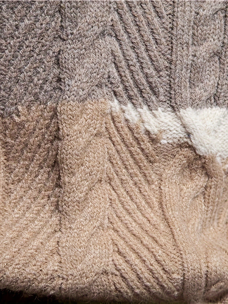 Wygodny dziany sweter dla mężczyzn - Felix