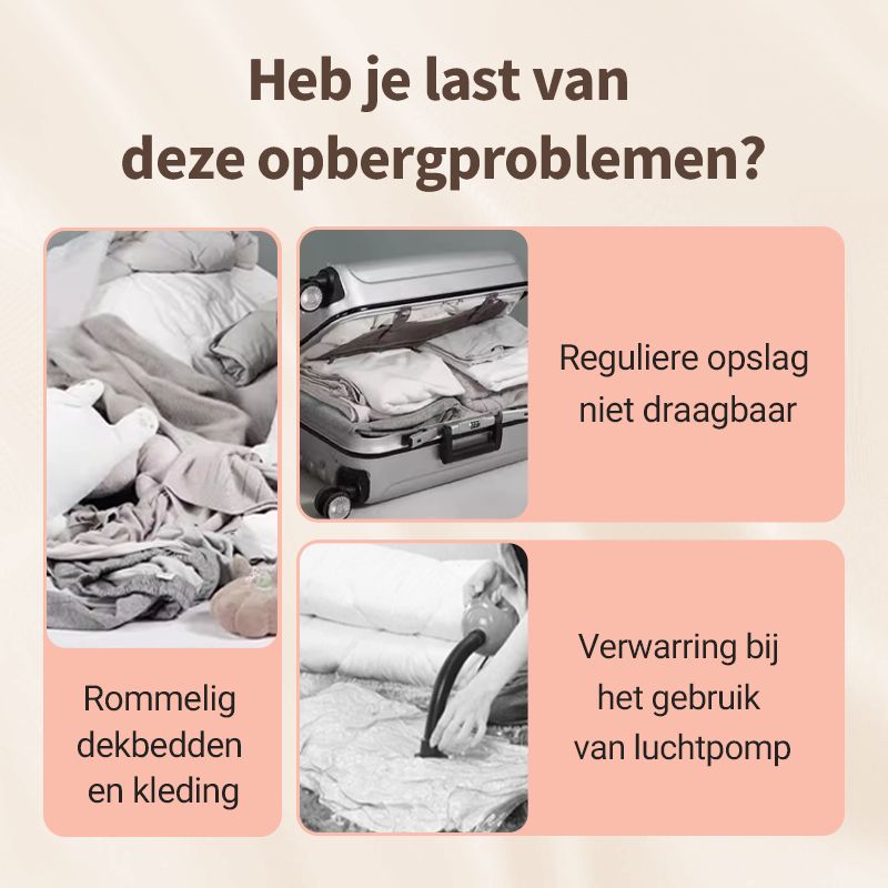 Compressie Opbergzakken - VacuumEase