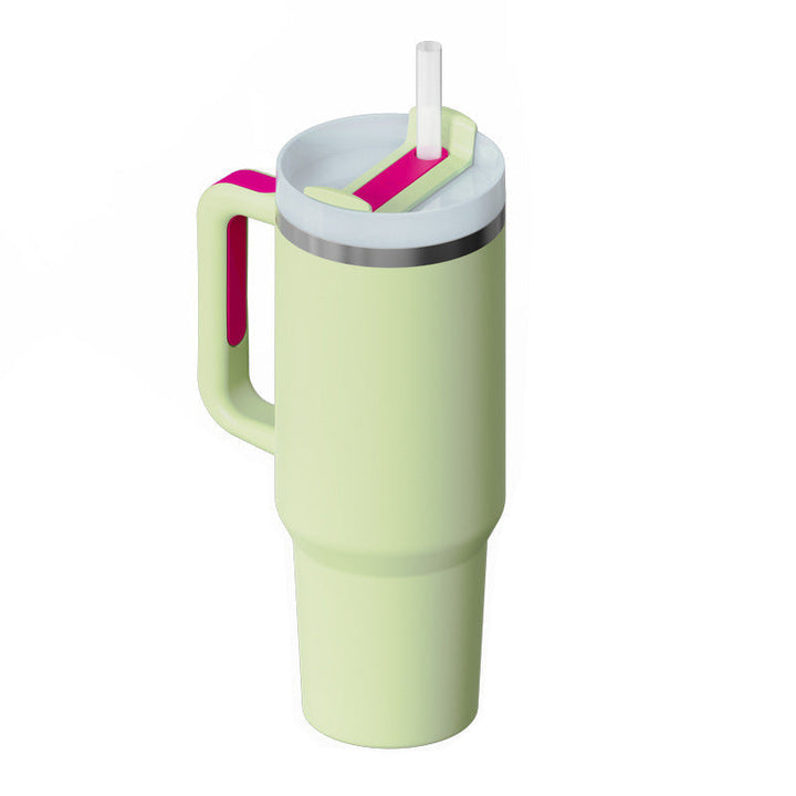 Isolerende Mok met Handvat en Rietje - ChillMate