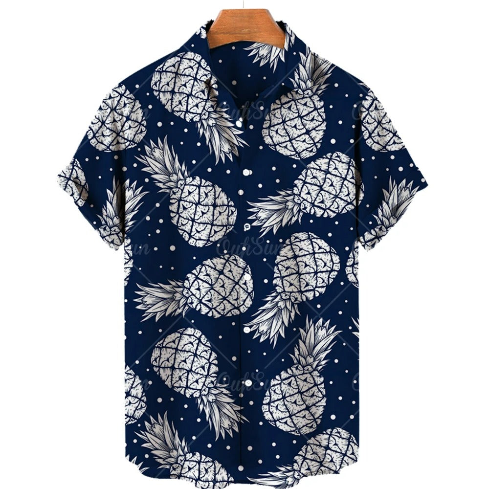 Tropisch Hawaii Overhemd met Korte Mouwen – Mateo