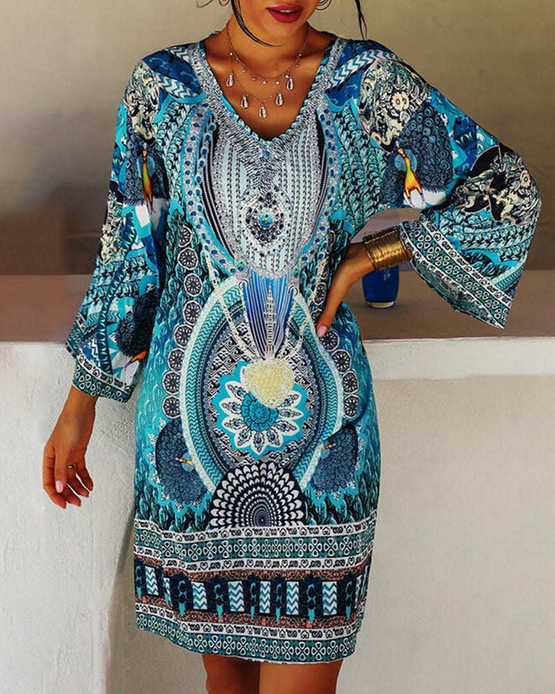 Boho Zomerjurk met Losse Pasvorm – Nina