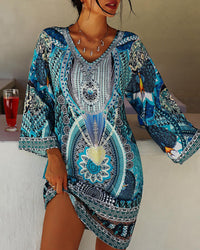 Boho Zomerjurk met Losse Pasvorm – Nina