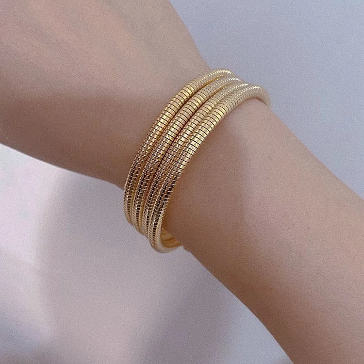 Stijlvolle Slangen Armband - Nysa