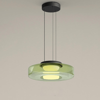 Moderne Glazen Hanglamp in Bauhaus Stijl - AuroraSphere