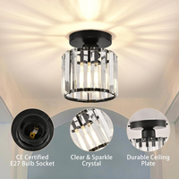 Moderne Kristallen Plafondlamp - CrystalGlow