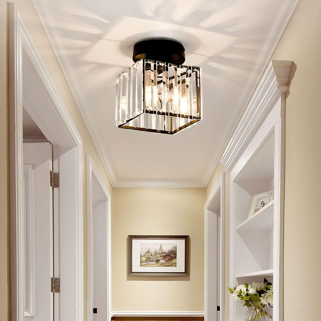 Moderne Kristallen Plafondlamp - CrystalGlow