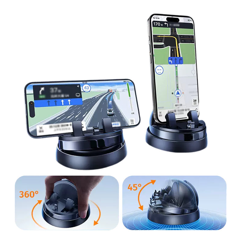 360° Draaibare Telefoonhouder voor Auto - GripPro