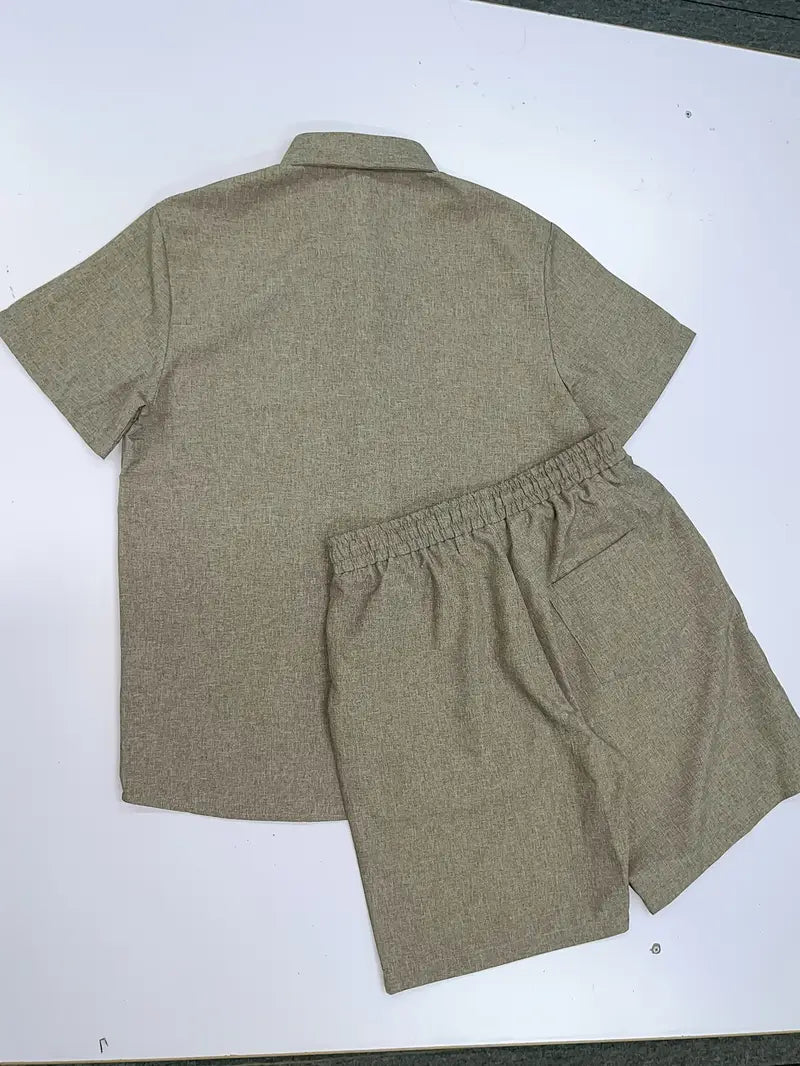 Modieuze Khaki Heren Zomerset – Dario