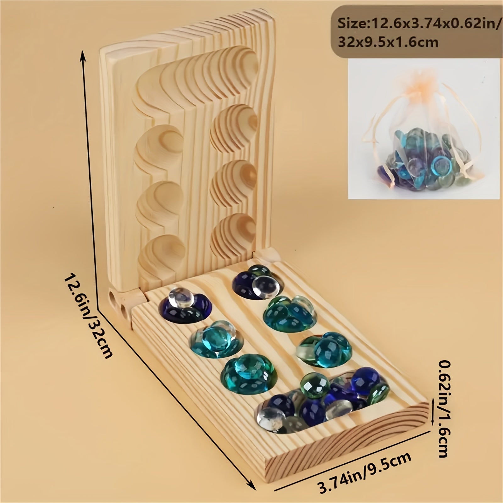 Mancala Deluxe Bordspel - BrainStones