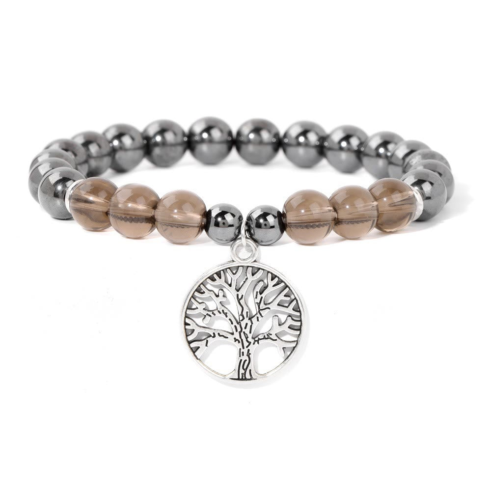 Natuurlijk Kristal Levensboom Armband - Mila