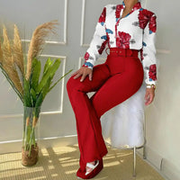 Tweedelige Set met Broek en Blouse - Livia