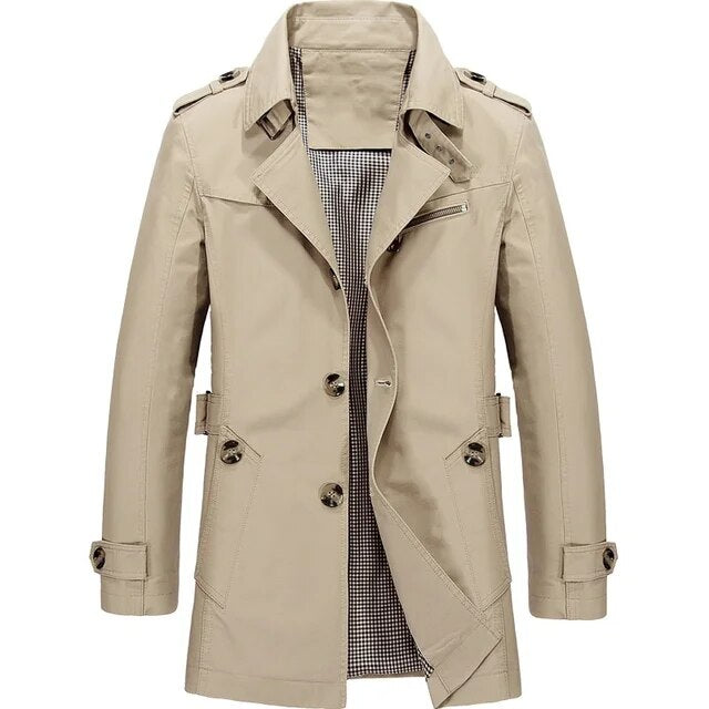 Vardi Dante™ Trenchcoat | Stijlvolle lange jas