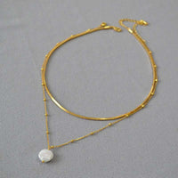 Stijlvolle Barok Parelketting - Isaline