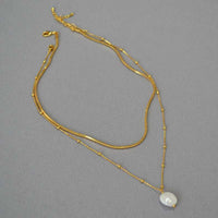 Stijlvolle Barok Parelketting - Isaline