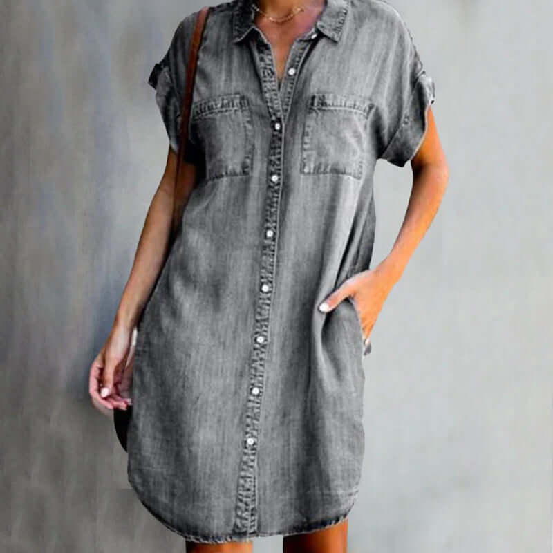 Trendy Denimjurk - Maeve