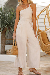 Mouwloze Dames Jumpsuit met Losse Pasvorm – Mireille