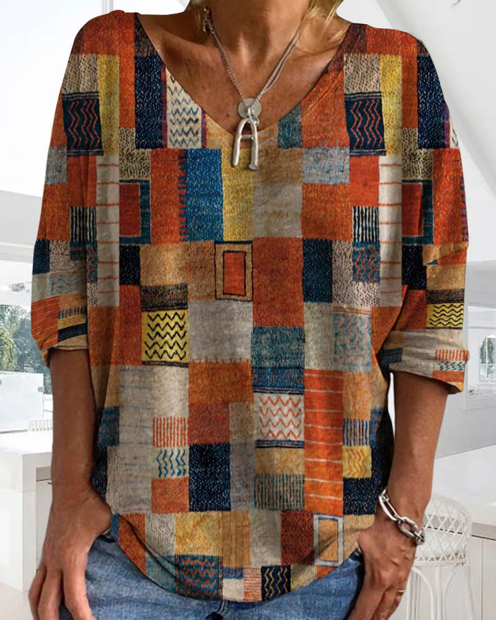 Losvallende Katoenen Dames Top – Amira