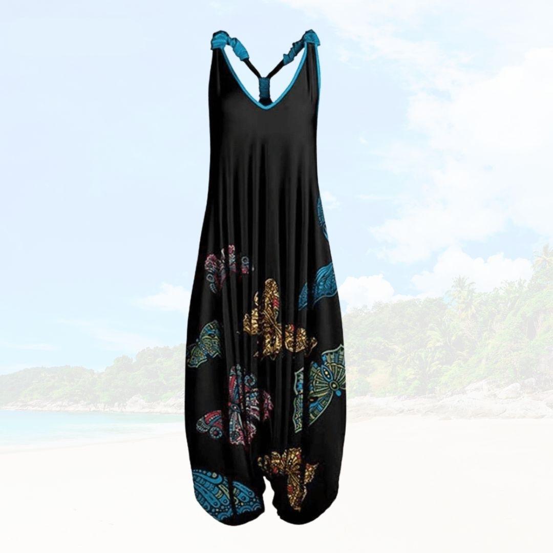 Zomerse Dames Jumpsuit met Losse Pasvorm – Elenya