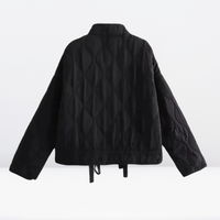 Gewatteerde Damesjas met Koord en Rits – Lorena