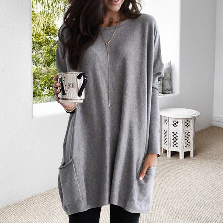 Oversized Dames Trui met Zakken – Yara