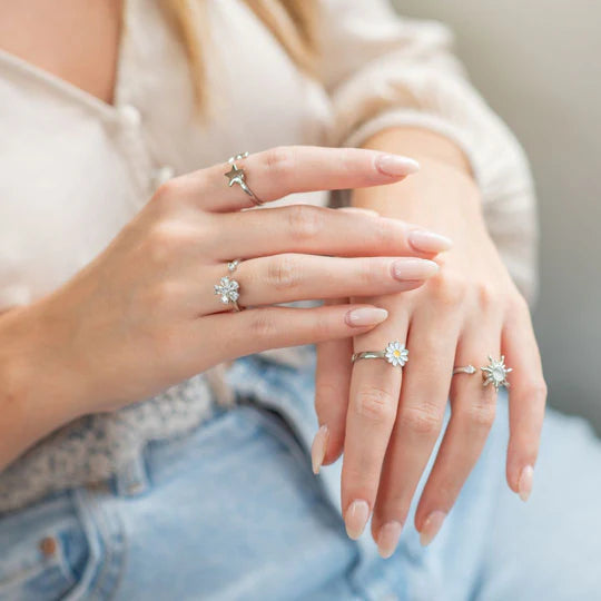 Vardi Dante™ CalmRing Nua - Modieuze Ring Tegen Nagelbijten, Stress & Angst