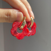 Goud Vergulde Bloemen Oorbellen - Valeria