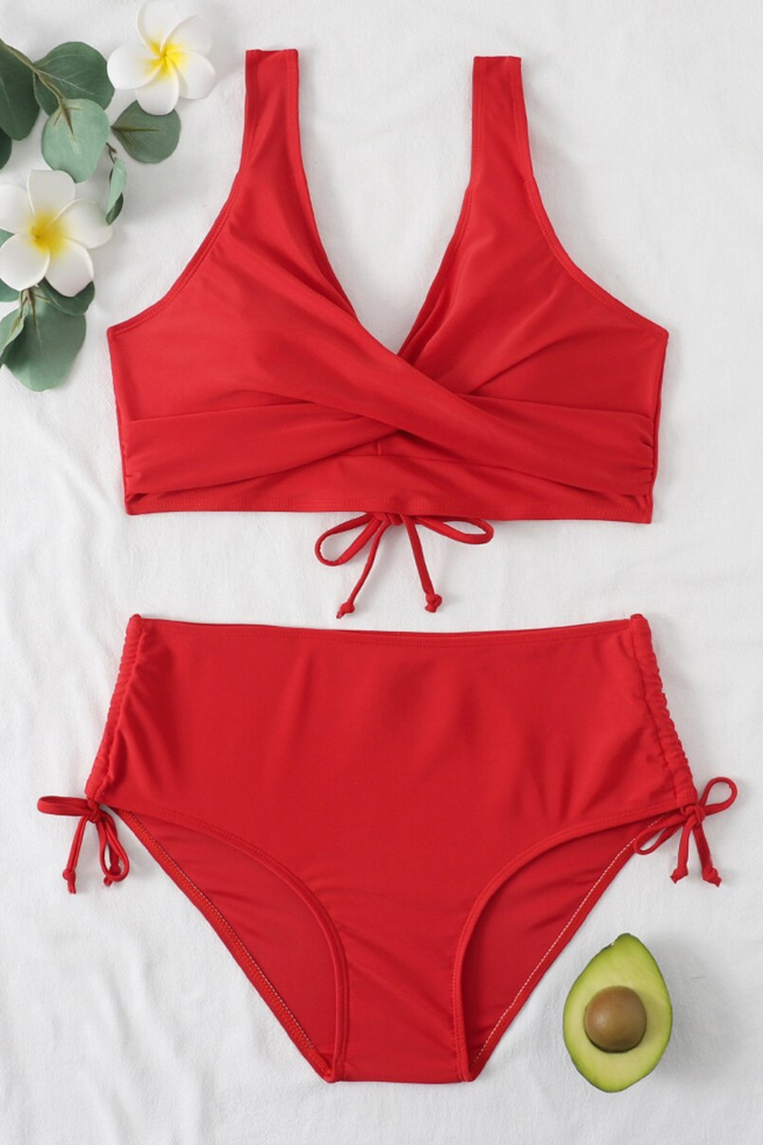 Kleurrijke Bikini met Trekkoord en Twistdetail – Zaraï