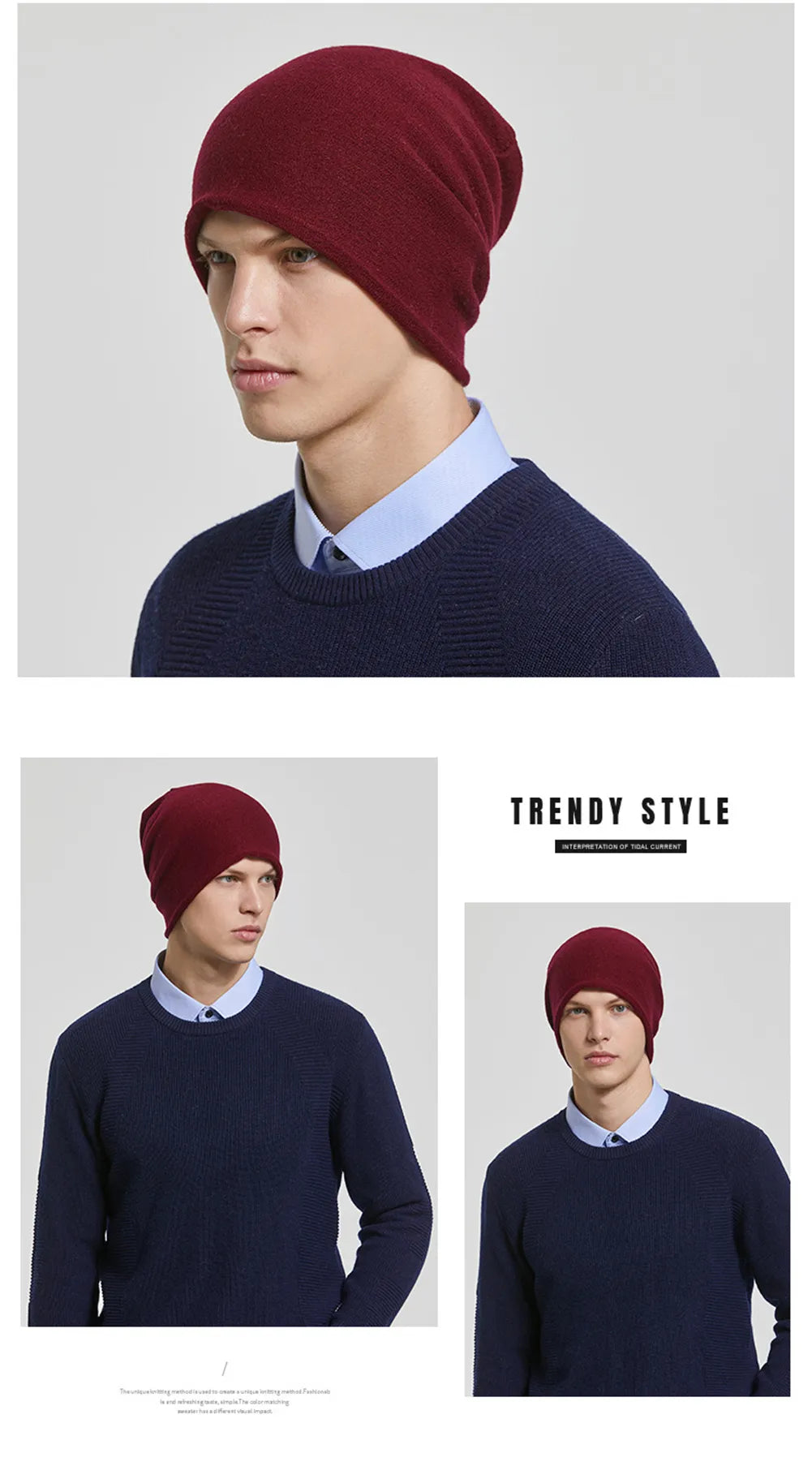 Vardi Dante™ AussieWool Beanie | Casual muts voor koude dagen!