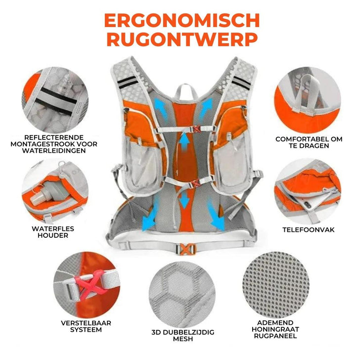Lichtgewicht, Waterdicht & Met Geïntegreerde Waterzak - AquaPack