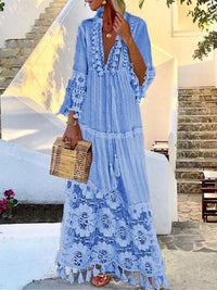 Stijlvolle Ibiza jurk dames – Elina