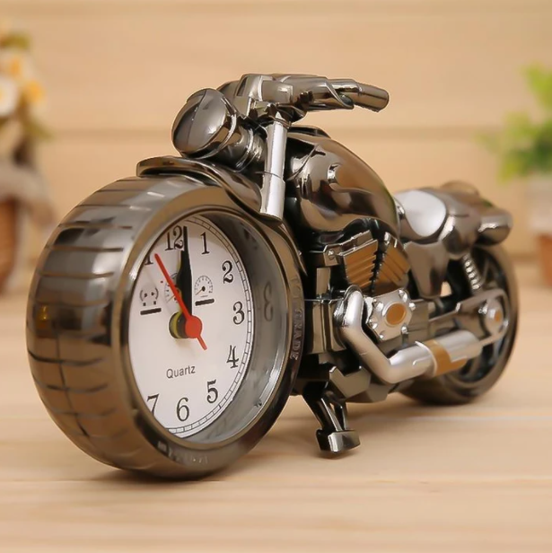 Retro Motorfiets Wekker - MotoTime