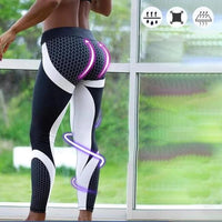 High Waist Dames Yoga Legging met Geometrisch Patroon – Aurora