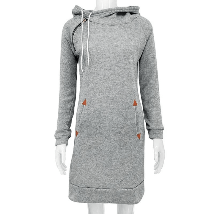 Hoody Sweatjurk met Zakken - Isabella