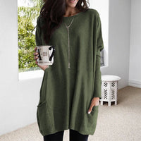 Oversized Dames Trui met Zakken – Yara