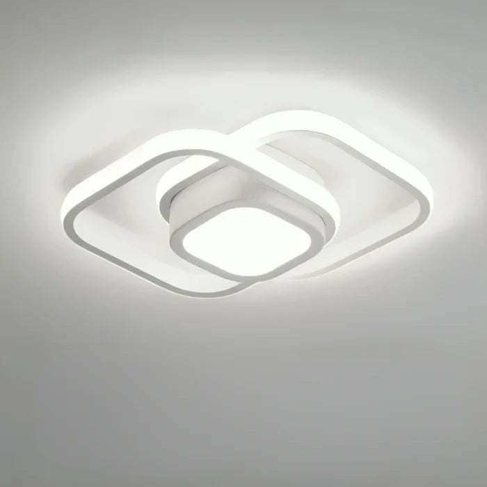 Moderne LED Plafondlamp met Dubbel Ringontwerp -  Twilight Rings