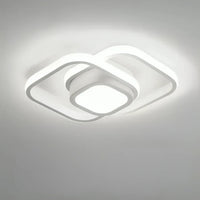 Moderne LED Plafondlamp met Dubbel Ringontwerp -  Twilight Rings