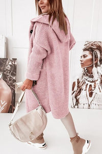 Gebreid Dames Vest met Capuchon en Knoopsluiting – Waldaine