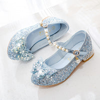Glitterschoen Isla – Comfortabele Instapper met Pailletten & Parels voor Meisjes