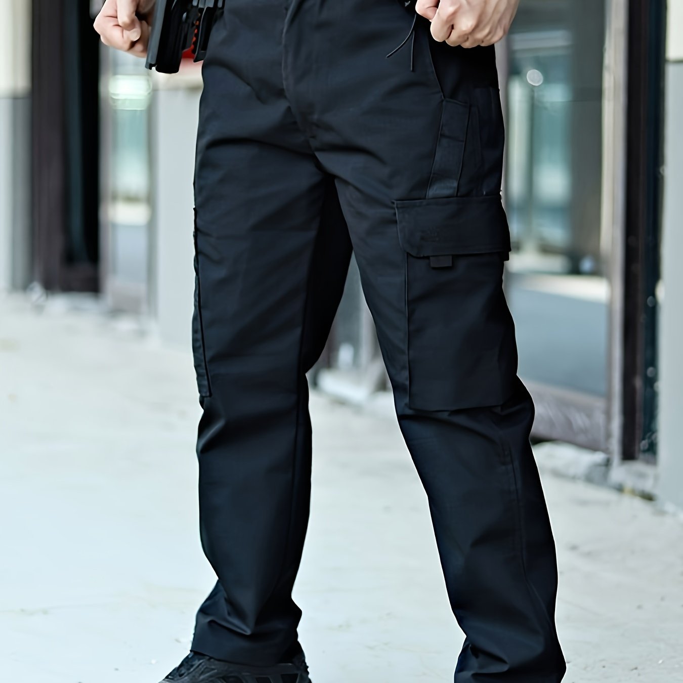 Trendy Effen Heren Cargo Broek - Lars