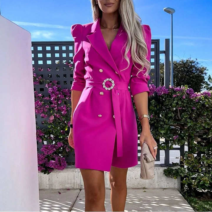 Trendy Blazerjurk met Riem - Romy
