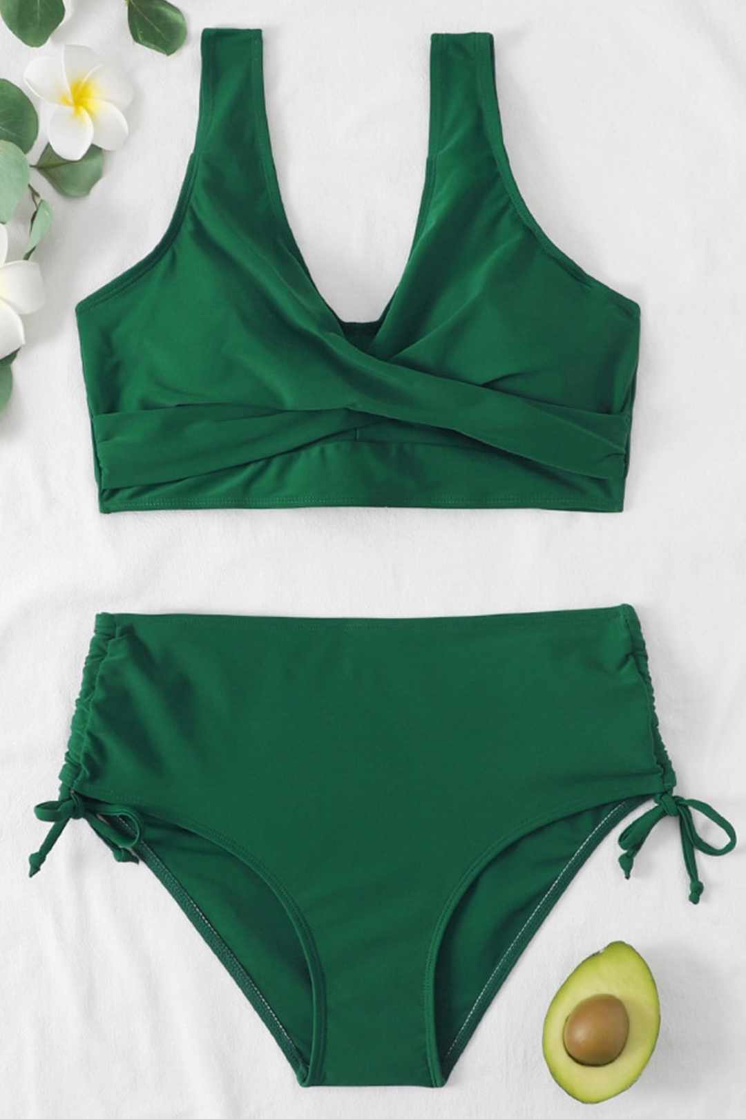 Kleurrijke Bikini met Trekkoord en Twistdetail – Zaraï