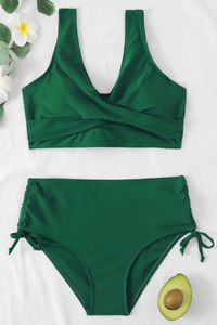 Kleurrijke Bikini met Trekkoord en Twistdetail – Zaraï